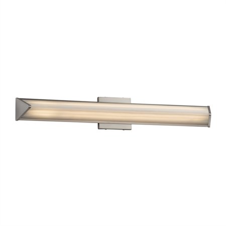 Justice Designs Porcelina APEX 30" Linear LED-Triangle - Brushed Nickel - PNA-8695-WFAL-NCKL