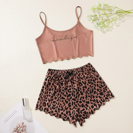 Clearance Set! YOHOME Women s Summer Printed Camisole Pajama Leopard Print M
Clearance Set! YOHOME Women s Summer Printed Camisole Pajama Leopard Print M