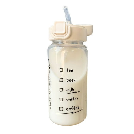 VEAREAR Straw Bottle Cartoon Pattern Large Capacity Wide Mouth Easy to Clean Clear Drinking Portable Flip Top Lid Water Bottle for Trip
VEAREAR Straw Bottle Cartoon Pattern Large Capacity Wide Mouth Easy to Clean Clear Drinking Portable Flip Top Lid Water Bottle for Trip