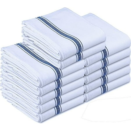 Kitchen Towels Dish Cloth (12 Pack) Machine Washable Cotton White Kitchen Dishcloths Towel Tea Towels (15 x 25 Inch) by Utopia Towels
Kitchen Towels Dish Cloth (12 Pack) Machine Washable Cotton White Kitchen Dishcloths Towel Tea Towels (15 x 25 Inch) by Utopia Towels