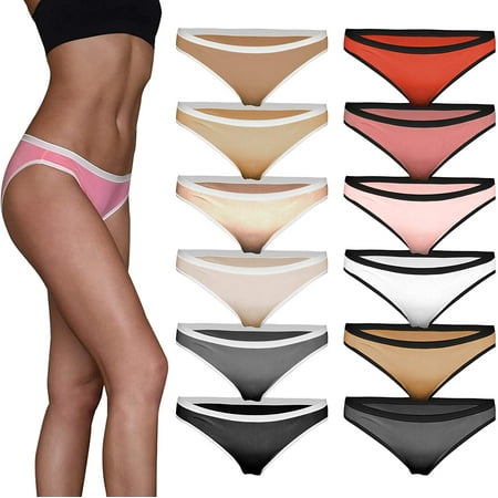 Sexy Basics Women s Ultra Soft Micro Fiber Hi-Cut Bikini Panties - 12 Pack (Assorted Solid Colors)
Sexy Basics Women s Ultra Soft Micro Fiber Hi-Cut Bikini Panties - 12 Pack (Assorted Solid Colors)