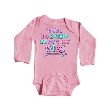 Inktastic Yeah I d Rather Be with My Gigi in Pink Blue and Purple Gift Baby Boy or Baby Girl Long Sleeve Bodysuit
Inktastic Yeah I d Rather Be with My Gigi in Pink Blue and Purple Gift Baby Boy or Baby Girl Long Sleeve Bodysuit