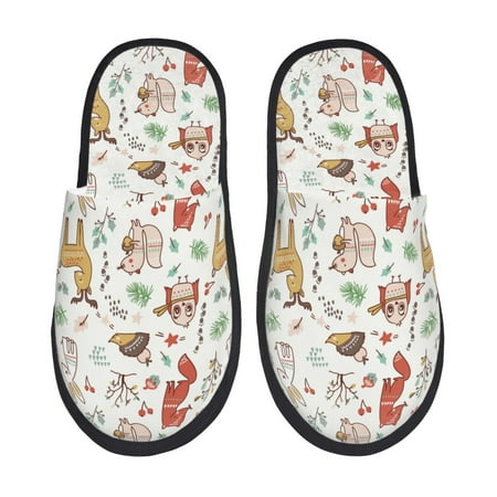 Noikeo Cute Little Animals Pattern Cozy Slippers Indoor for Women and Mens Fuzzy House Shoes Soft Plush Warm Slip-on Slippers-Large
Noikeo Cute Little Animals Pattern Cozy Slippers Indoor for Women and Mens Fuzzy House Shoes Soft Plush Warm Slip-on Slippers-Large