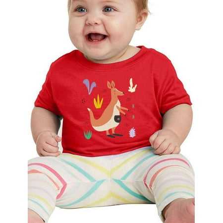 Kangaroo Doodle Style Safari T-Shirt Infant -Image by Shutterstock 18 Months