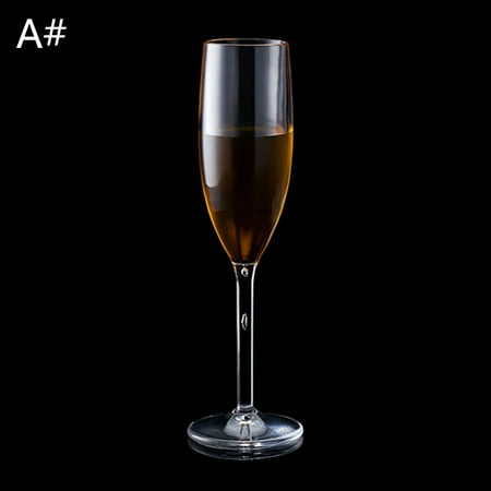 JULYING Acrylic Champagne Cups Champagne Mug Transparent Glasses for Party Acrylic Cups