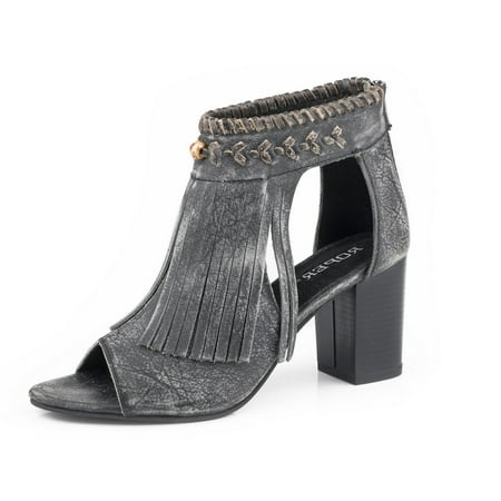 Roper Casual Shoes Womens Bettina Mule 8.5 B Black 09-021-0946-1290 BL