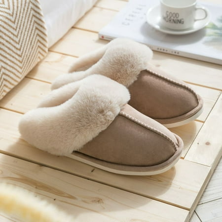 Women Lightweight Soft Indoor Platform Slipper Warm Shoes Winter Plush Slippers Flat Slippers KHAKI 36-37
Women Lightweight Soft Indoor Platform Slipper Warm Shoes Winter Plush Slippers Flat Slippers KHAKI 36-37
