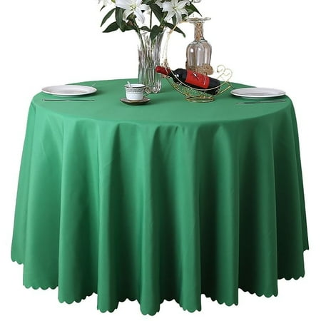 2 Pack Round Tablecloth Solid Color Polyester Circle Table Protector Washable No Pilling Table Cover For Hotel Wedding Party Banquet Business-Emerald-2.2m
2 Pack Round Tablecloth Solid Color Polyester Circle Table Protector Washable No Pilling Table Cover For Hotel Wedding Party Banquet Business-Emerald-2.2m