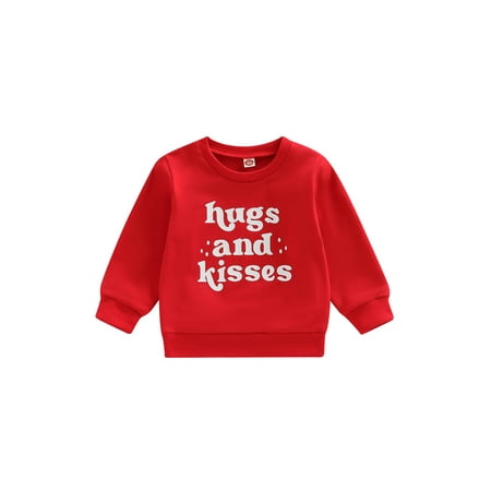 Bagilaanoe Toddler Baby Girl Boy Valentine’s Day Sweatshirt Long Sleeve Letter Print Pullover 6M 12M 18M 24M 3T 4T Kids Loose Tee Tops
Bagilaanoe Toddler Baby Girl Boy Valentine’s Day Sweatshirt Long Sleeve Letter Print Pullover 6M 12M 18M 24M 3T 4T Kids Loose Tee Tops