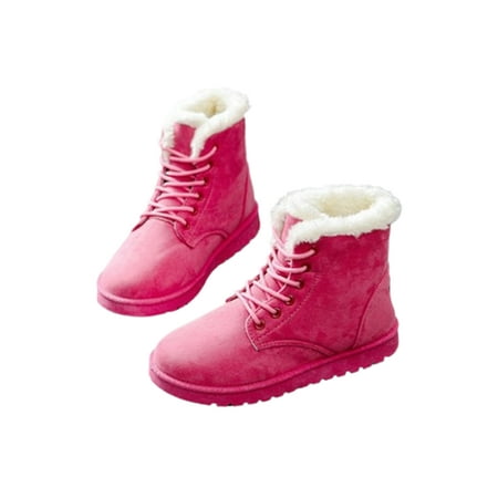 Crocowalk Womens Snow Boots Round Toe Booties Lace Up Ankle Bootie Women Warm Boot Outdoor Breathable Plush Lining Winter Shoes Pink 7.5
Crocowalk Womens Snow Boots Round Toe Booties Lace Up Ankle Bootie Women Warm Boot Outdoor Breathable Plush Lining Winter Shoes Pink 7.5