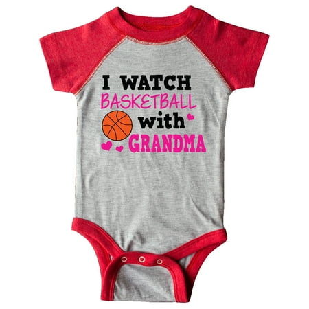 Inktastic I Watch Basketball with Grandma Gift Baby Girl Bodysuit 
Inktastic I Watch Basketball with Grandma Gift Baby Girl Bodysuit