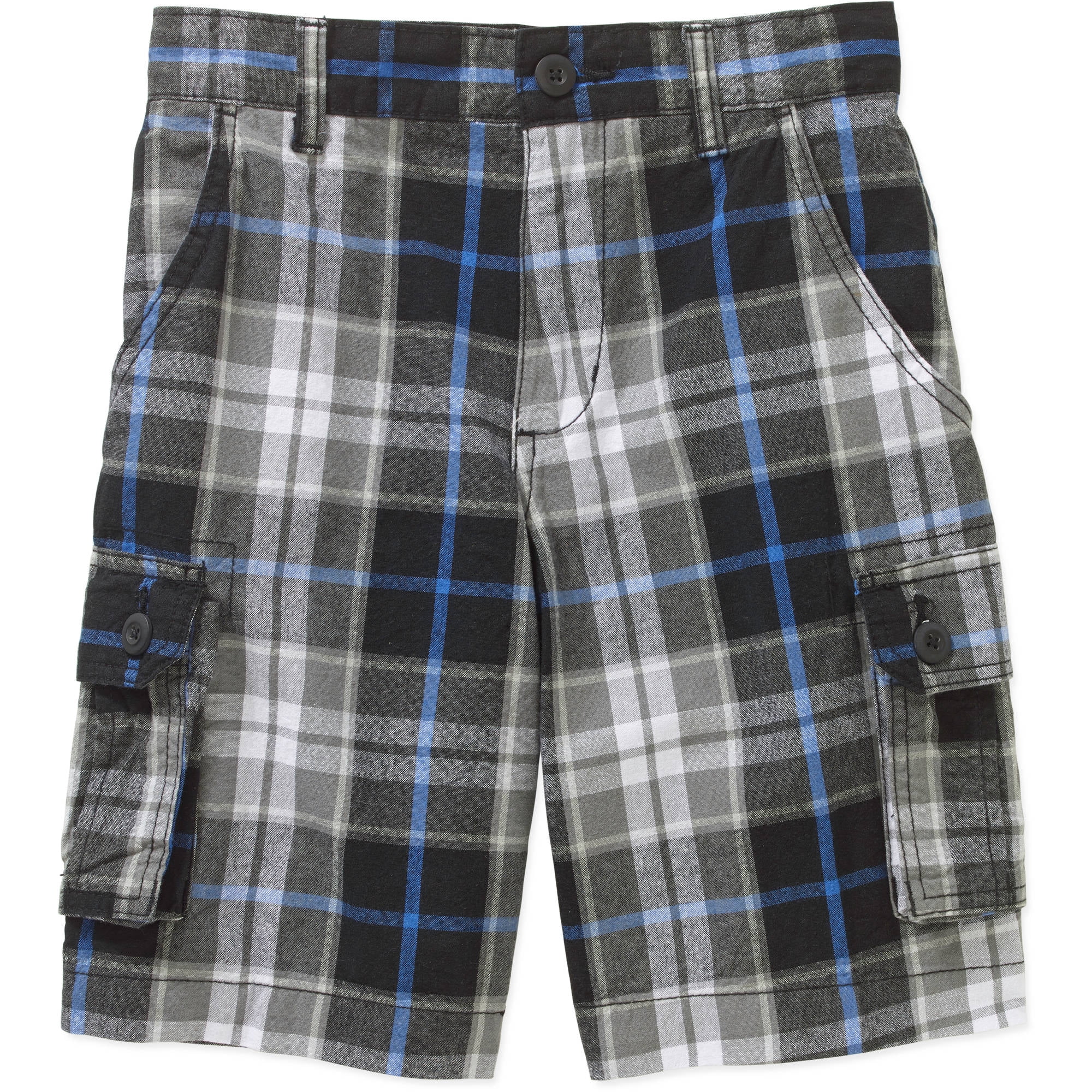 Faded Glory Boys Solid Cargo Shorts