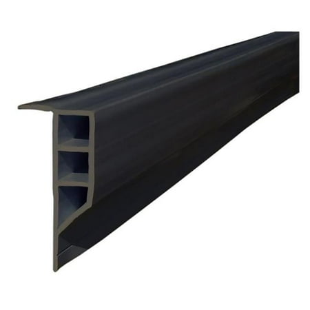 16 ft. Standard PVC Full Face Profile Roll Black