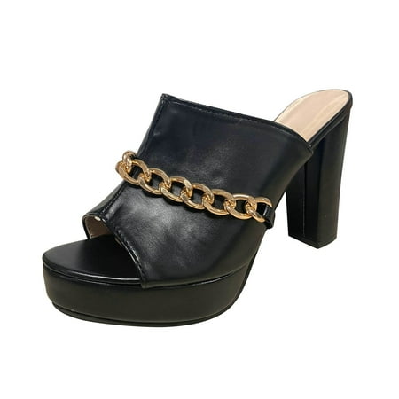 nsendm Womens Sandal Heels Size 8 Fashion Solid Metal Decorative Sandals Fish Ladies Heel Vegan Sandals Women Black 7.5
nsendm Womens Sandal Heels Size 8 Fashion Solid Metal Decorative Sandals Fish Ladies Heel Vegan Sandals Women Black 7.5