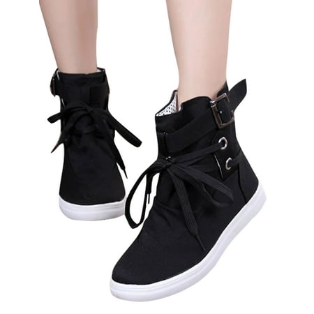 SIMANLAN Womens High Top Canvas Shoes Comfort Fashion Sneakers Casual Shoes Non Slip Shoes for Women Black 6
SIMANLAN Womens High Top Canvas Shoes Comfort Fashion Sneakers Casual Shoes Non Slip Shoes for Women Black 6