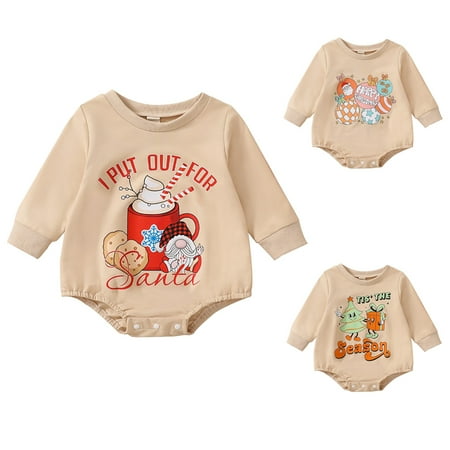 URMAGIC Baby Christmas Outfit Girl Boy Cartoon Sweatshirt Romper Oversized Long Sleeve Onesie Fall Baby Clothes 0-18 Months
URMAGIC Baby Christmas Outfit Girl Boy Cartoon Sweatshirt Romper Oversized Long Sleeve Onesie Fall Baby Clothes 0-18 Months