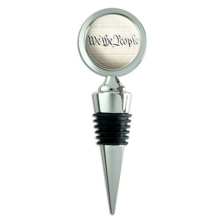 We The People USA Constitution Wine Bottle Stopper