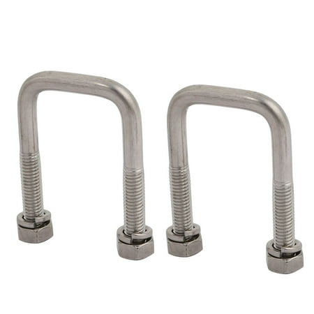 Unique Bargains M6 Thread 25mm Inner Width 304 Stainless Steel Square U Bolt Silver Tone 2pcs
Unique Bargains M6 Thread 25mm Inner Width 304 Stainless Steel Square U Bolt Silver Tone 2pcs