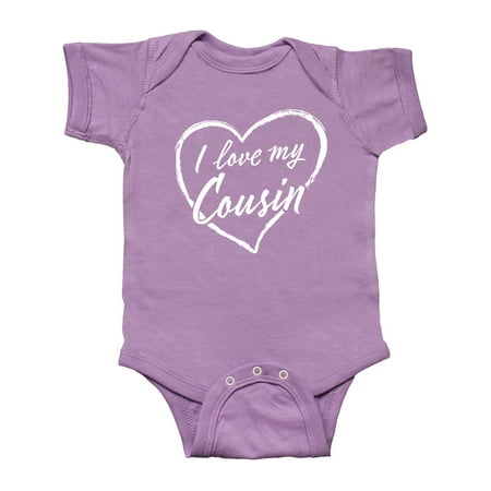 Inktastic I Love My Cousin in White Chalk Heart Gift Baby Boy or Baby Girl Bodysuit
Inktastic I Love My Cousin in White Chalk Heart Gift Baby Boy or Baby Girl Bodysuit