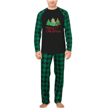 KEJIG Stylish Parent-Child Warm Christmas Suit Lattice Home Clothes Pajamas Long-Sleeved Trousers Two-Piece Set(Dad)
KEJIG Stylish Parent-Child Warm Christmas Suit Lattice Home Clothes Pajamas Long-Sleeved Trousers Two-Piece Set(Dad)