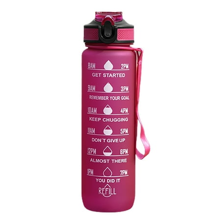 Hesroicy Large Capacity Water Cup - 1000ml Food Grade Leakproof - Lanyard Design with Time Marker Dust-proof - Motivational Sports Water Bottle with Straw - Ideal for Office Use
Hesroicy Large Capacity Water Cup - 1000ml Food Grade Leakproof - Lanyard Design with Time Marker Dust-proof - Motivational Sports Water Bottle with Straw - Ideal for Office Use