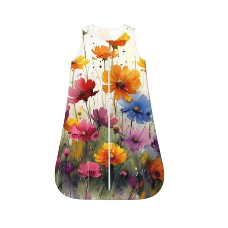 Cauagu Colorful Wildflower Meadow for Infant Wearable Blanket Unisex Girl Boy Swaddle Transition Sack - Newborn Essentials Sleep Clothes-Medium
Cauagu Colorful Wildflower Meadow for Infant Wearable Blanket Unisex Girl Boy Swaddle Transition Sack - Newborn Essentials Sleep Clothes-Medium
