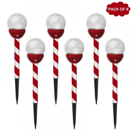 Solar Garden Lights,6Pcs Solar Lights Outdoor,Christmas Garden Lights,Red Cracked Glass Ball LED Lights for Christmas/Halloween Decoration Garden Decor
Solar Garden Lights,6Pcs Solar Lights Outdoor,Christmas Garden Lights,Red Cracked Glass Ball LED Lights for Christmas/Halloween Decoration Garden Decor