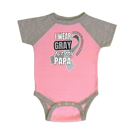 Inktastic I Wear Gray For My Papa Parkinsons Disease Awareness Gift Baby Boy or Baby Girl Bodysuit
Inktastic I Wear Gray For My Papa Parkinsons Disease Awareness Gift Baby Boy or Baby Girl Bodysuit