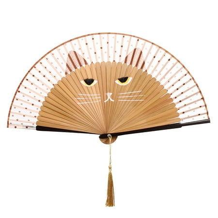 TINKSKY Summer Cat Silk Bamboo Hand Painted Cartoon Cat Folding Fan Party Favour (Brown)
TINKSKY Summer Cat Silk Bamboo Hand Painted Cartoon Cat Folding Fan Party Favour (Brown)