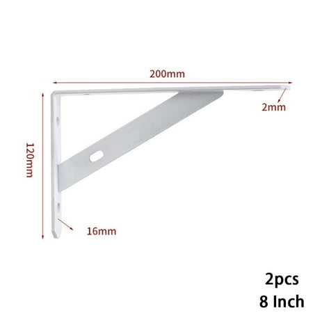 Mduoduo Shelf Brackets 2 Pcs Metal Shelf Bracket L Shape Thickened Corner Brace Shelf Right Angle Bracket White
Mduoduo Shelf Brackets 2 Pcs Metal Shelf Bracket L Shape Thickened Corner Brace Shelf Right Angle Bracket White
