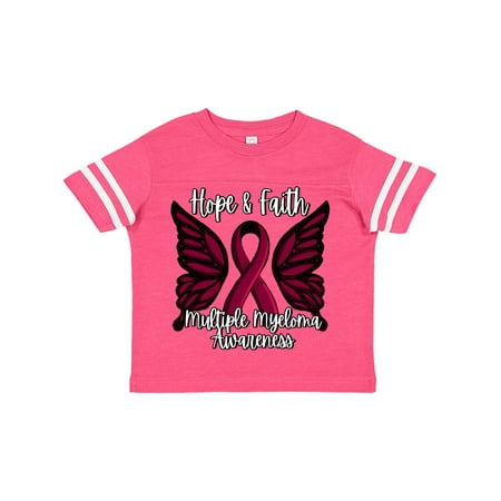 Inktastic Multiple Myeloma Cancer Awareness Hope & Faith with Butterfly Ribbon Gift Toddler Boy or Toddler Girl T-Shirt
Inktastic Multiple Myeloma Cancer Awareness Hope & Faith with Butterfly Ribbon Gift Toddler Boy or Toddler Girl T-Shirt