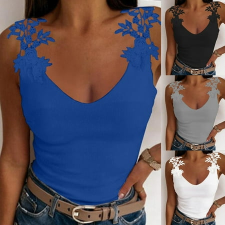 Yinreli Women Vest Solid Color Lace Summer Sexy Slim-fitting Undershirt for Daily Wear
Yinreli Women Vest Solid Color Lace Summer Sexy Slim-fitting Undershirt for Daily Wear