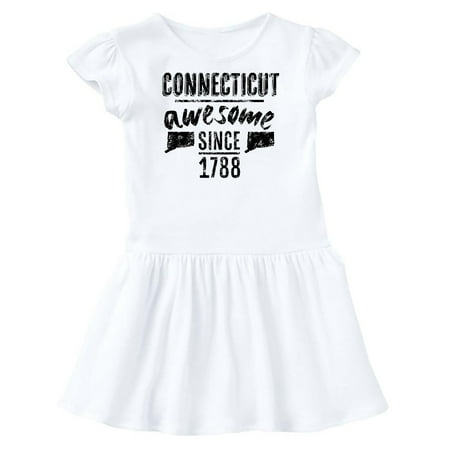 Inktastic Connecticut Awesome Since 1788 Gift Toddler Girl Dress