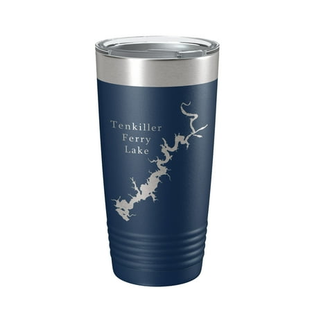 Tenkiller Ferry Lake Map Tumbler Travel Mug Insulated Laser Engraved Coffee Cup Oklahoma 20 oz Navy Blue
Tenkiller Ferry Lake Map Tumbler Travel Mug Insulated Laser Engraved Coffee Cup Oklahoma 20 oz Navy Blue