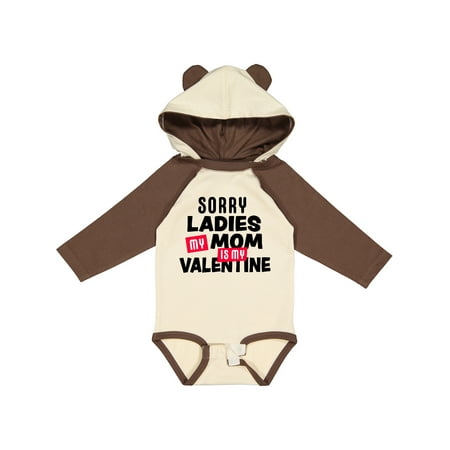 Inktastic Sorry Ladies My Mom is My Valentine Gift Baby Boy Long Sleeve Bodysuit