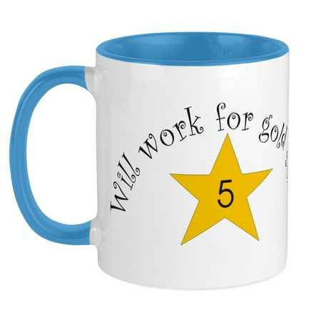 CafePress - Will Work Gold Star Mug Size Mugs - Ceramic Coffee Tea Novelty Mug Cup 11 oz
CafePress - Will Work Gold Star Mug Size Mugs - Ceramic Coffee Tea Novelty Mug Cup 11 oz