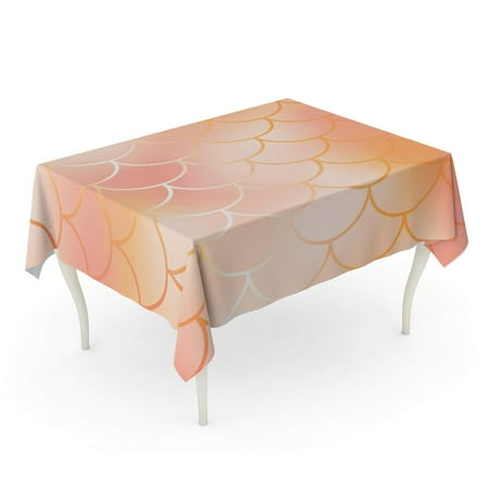 SIDONKU Red Mermaid Fantastic Fish Scale Pattern Colorful Tail Skin Tablecloth Table Desk Cover Home Party Decor 60x120 inch
SIDONKU Red Mermaid Fantastic Fish Scale Pattern Colorful Tail Skin Tablecloth Table Desk Cover Home Party Decor 60x120 inch