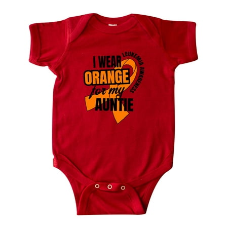 Inktastic I Wear Orange for My Auntie Leukemia Awareness Gift Baby Boy or Baby Girl Bodysuit
Inktastic I Wear Orange for My Auntie Leukemia Awareness Gift Baby Boy or Baby Girl Bodysuit