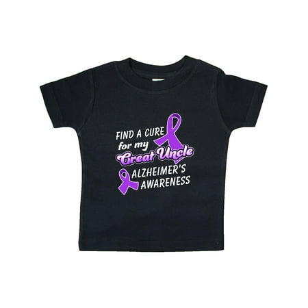 Inktastic Alzheimer s Awareness Find a Cure for my Great Uncle Gift Baby Boy or Baby Girl T-Shirt
Inktastic Alzheimer s Awareness Find a Cure for my Great Uncle Gift Baby Boy or Baby Girl T-Shirt