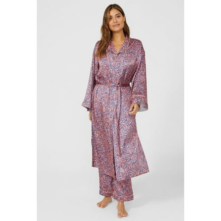 Debenhams Womens Oak Leaf Satin Robe