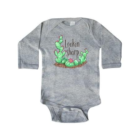 Inktastic Lookin Sharp Cacti and Succulents Gift Baby Boy or Baby Girl Long Sleeve Bodysuit
Inktastic Lookin Sharp Cacti and Succulents Gift Baby Boy or Baby Girl Long Sleeve Bodysuit