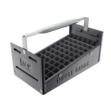Jones Stephens N70175 3/4 Plastic Nipple Caddy Tray - Grey