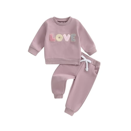 ZIYIXIN Toddler Baby Girl Clothes Long Sleeve Letter Print Pullover Sweatshirt Elastic Waist Pants Set 2Pcs Fall Winter Outfits
ZIYIXIN Toddler Baby Girl Clothes Long Sleeve Letter Print Pullover Sweatshirt Elastic Waist Pants Set 2Pcs Fall Winter Outfits