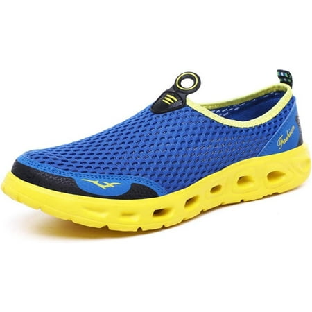 Men-Women Breathable Mesh Shoes Lightweight Quick-drying Wading Shoes Summer Barefoot Shoes for River Swim Surf Yoga Exercise