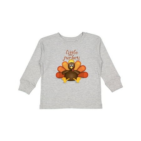 Inktastic Little Turkey Gift Toddler Boy or Toddler Girl Long Sleeve T-Shirt
