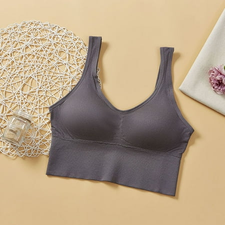 Dezsed Sports Bras for Women Clearance Women s sleep Yoga vest sports leisure elastic rimless underwear Brownish Grey One size
Dezsed Sports Bras for Women Clearance Women s sleep Yoga vest sports leisure elastic rimless underwear Brownish Grey One size