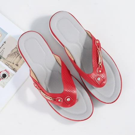 PhoneSoap Women s Metal Buckle Beach Women s Summer Slope Heel Casual Women s Sandals Red
PhoneSoap Women s Metal Buckle Beach Women s Summer Slope Heel Casual Women s Sandals Red
