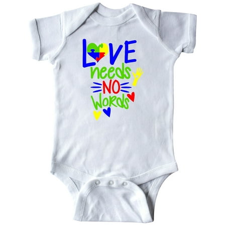 Inktastic Love Needs No Words Autism Awareness Puzzle Heart Gift Baby Boy or Baby Girl Bodysuit
Inktastic Love Needs No Words Autism Awareness Puzzle Heart Gift Baby Boy or Baby Girl Bodysuit