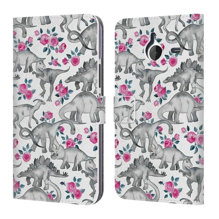 OFFICIAL MICKLYN LE FEUVRE ANIMALS LEATHER BOOK WALLET CASE COVER FOR MICROSOFT NOKIA PHONES