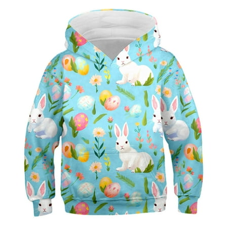 Kids Hoodies Easter Spring Long Sleeve Tops Cartoon Rabbit Chick Printing Sweatshirts for Teen Girls
Kids Hoodies Easter Spring Long Sleeve Tops Cartoon Rabbit Chick Printing Sweatshirts for Teen Girls